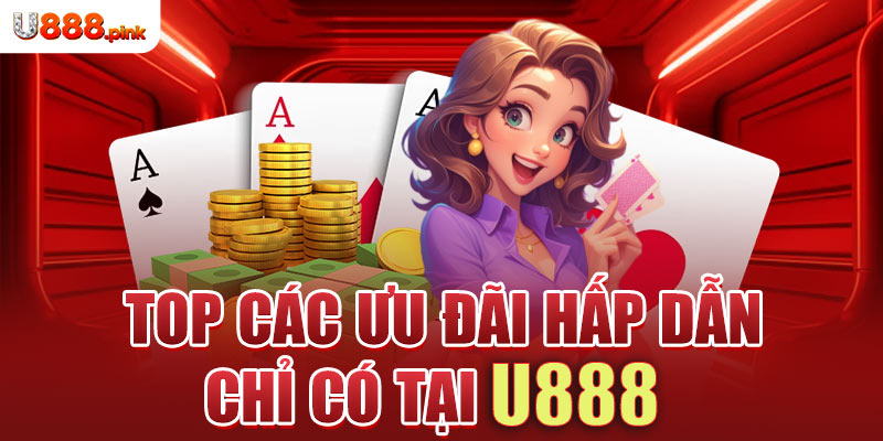 Top các ưu đãi hấp dẫn chỉ có tại U888